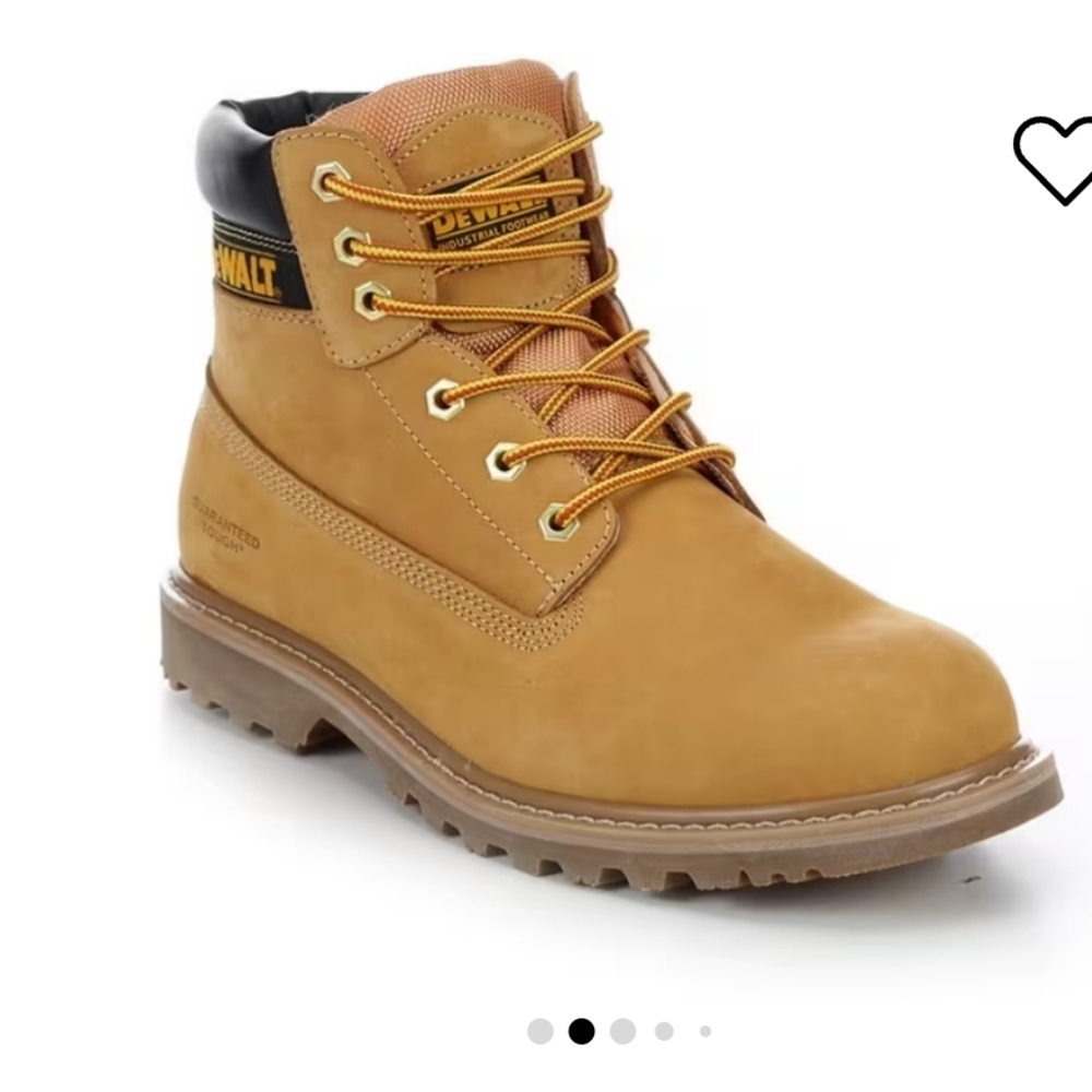 DeWALT Men's Work Boots Durable Lace-Up Safety Boots Men's Size 10.5